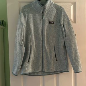 Ll bean real fleece zip up